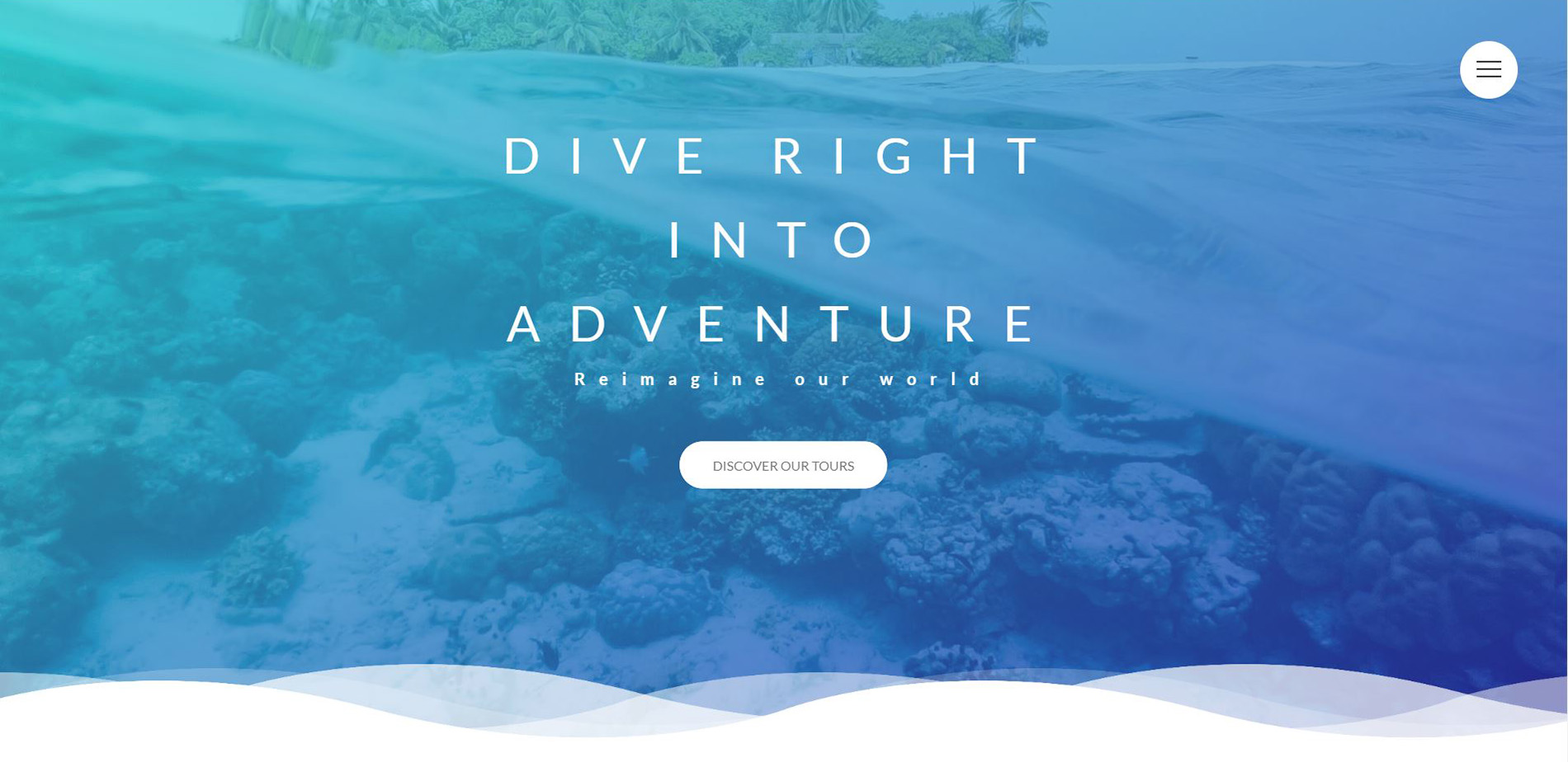 My diving tours website
